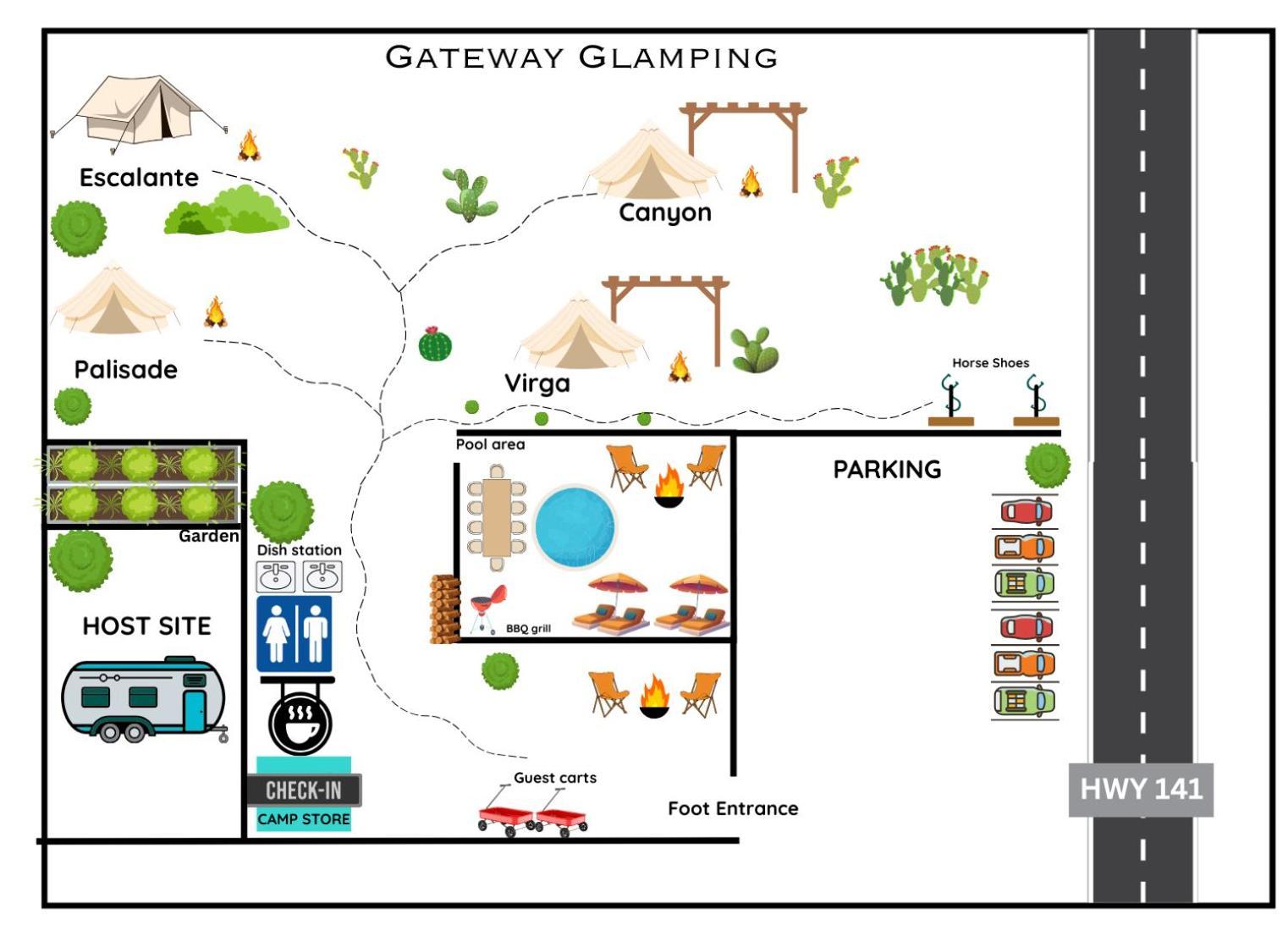 Hotel Gateway Glamping Zewnętrze zdjęcie